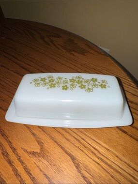 PYREX crazy Daisy butter dish 72-B with Lid